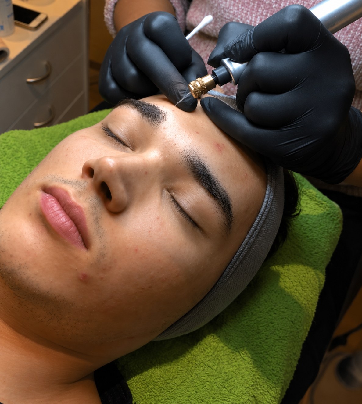 Microneedling für Männer