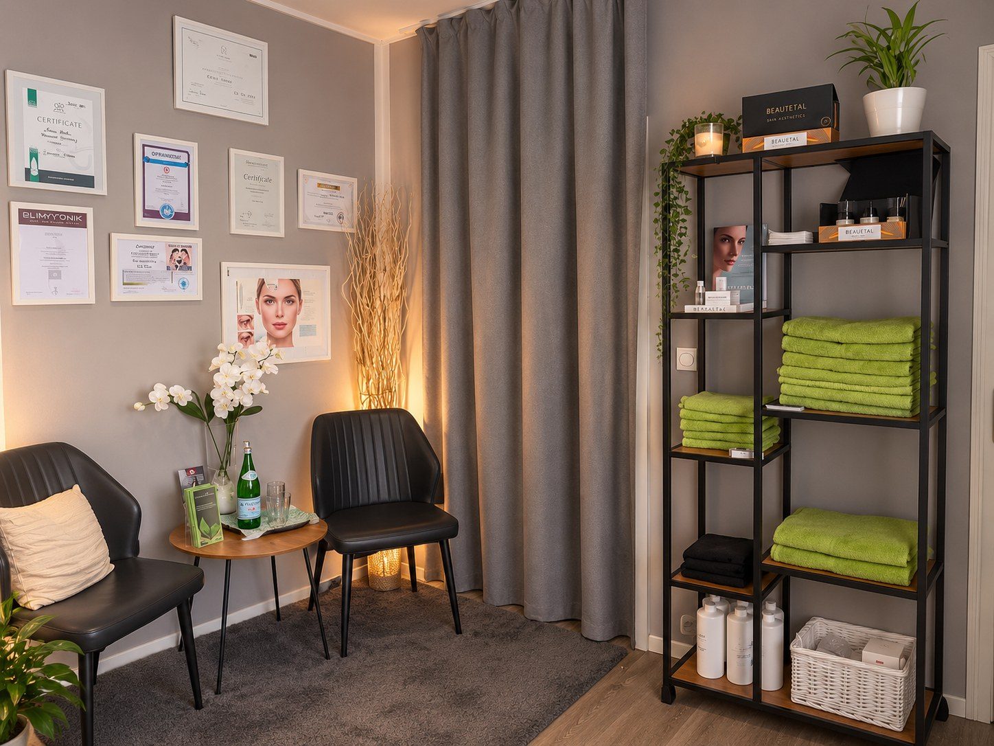 pureskin Empfangsbereich